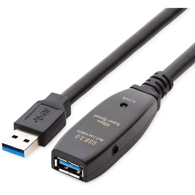 4XEM 30M Active USB 3.0 DC Power Input Extension Cable