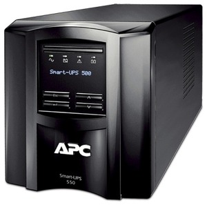 APC Smart-UPS, Line Interactive, 500VA, Tower, 100V, 6x NEMA 5-15R outlets, SmartSlot, AVR, LCD