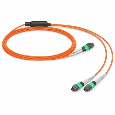 Axiom MPO16 Female to 2x MPO8 Fiber Splitter Cable