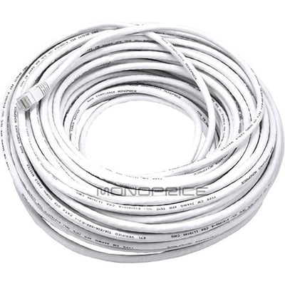 CAT6 UTP  PATCH CABLE_ 100FT WHITE