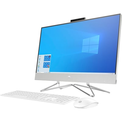 HP 24-dp0000 24-dp0180 All-in-One Computer - Intel Core i7 10th Gen i7-1065G7 - 16 GB - 512 GB SSD - 23.8" Full HD Touchscreen - Desktop - Jet Black, Dark Chrome