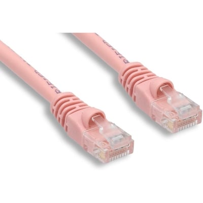 ENET Cat6 Pink 6 Foot Patch Cable with Snagless Molded Boot (UTP) High-Quality Network Patch Cable RJ45 to RJ45 - 6Ft