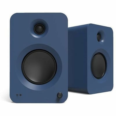 200W POWERED BOOKSHELF SPEAKERS HDMI ARC INPUT - MATTE BLUE PAIR