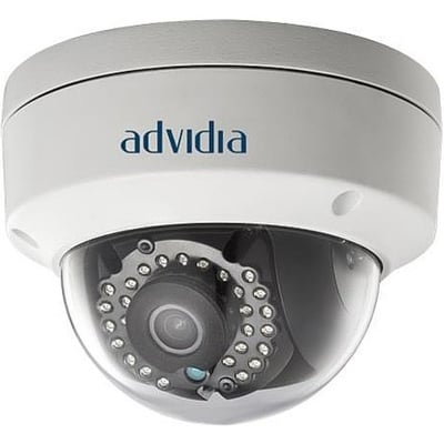 Advidia A-37-FW 3 Megapixel HD Network Camera - Monochrome, Color - Dome