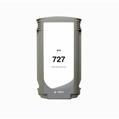 WF Non-OEM New Gray Wide Format Ink Cartridge for HP 727 (B3P24A)
