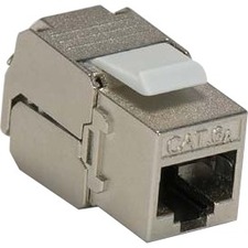 CAT6A 180 DEGREE SHIELDED KEYSTONE JACK