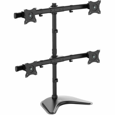 Tripp Lite by Eaton TV Desk Mount Monitor Stand Quad-Display Swivel Tilt for 13-27in Flat Screen Displays