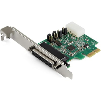 StarTech.com 4-port PCI Express RS232 Serial Adapter Card - PCIe to Serial DB9 RS-232 Controller Card - 16950 UART - Windows/Linux