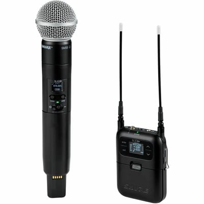 SHURE SLXD25+/58-G57 PORTABLE SYSTEM HANDHELD SM58