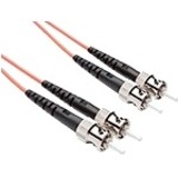UNC 02M ST TO ST OM2 1GB FIBER OPTIC CABLE, ORANGE, OFNR, 50/125 MULTIMODE DUPLE