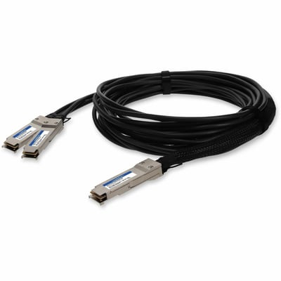AddOn Mellanox® MCP7H50-V001R30 Compatible TAA 200GBase-CU QSFP56 to 2xQSFP56 Infiniband HDR Direct Attach Cable (Passive Twinax, 1m, LSZH)