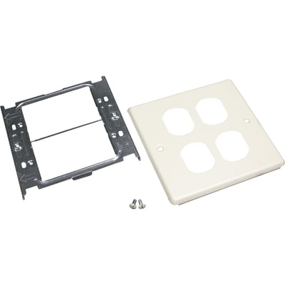 Wiremold 4047 Two-Gang Cover Two Duplex Receptacles Fitting