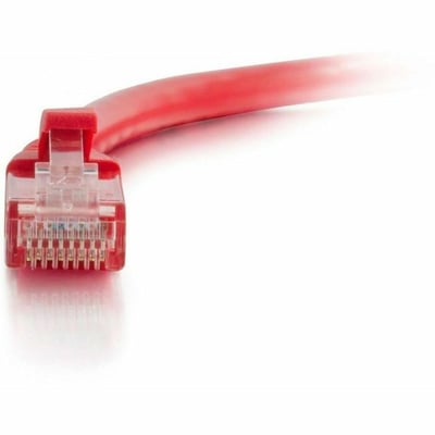 Quiktron Q-Series Patch Cords, CAT5E, Booted, Red, 4 FT