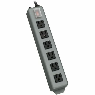 Tripp Lite by Eaton Industrial Power Strip 6-Outlet 15 ft. (4.6 m) Cord Locking Switch Cover