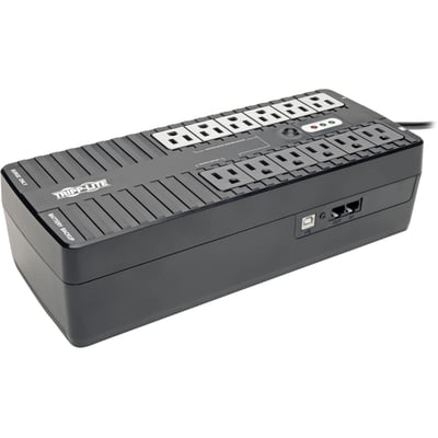 Tripp Lite by Eaton UPS 750VA 450W Standby UPS - 12 NEMA 5-15R Outlets 120V 50/60 Hz 5-15P Plug ENERGY STAR Desktop/Wall