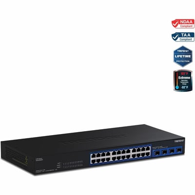 28-PORT 2.5G SWITCH WITH 10G SWITCH WITH 10G SFP PORTS