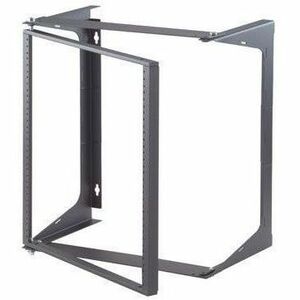 Ortronics Swing-EZ Wall Rack - Black - 8.00 in D
