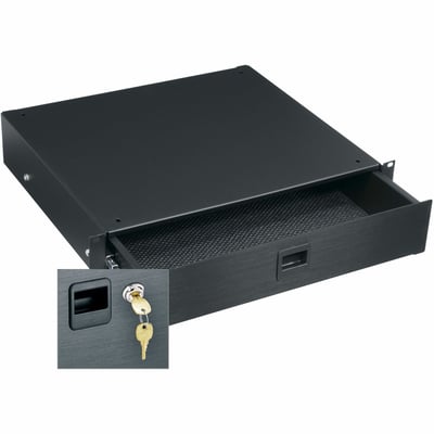 Middle Atlantic 2RU Rack Mount Drawer with Lock