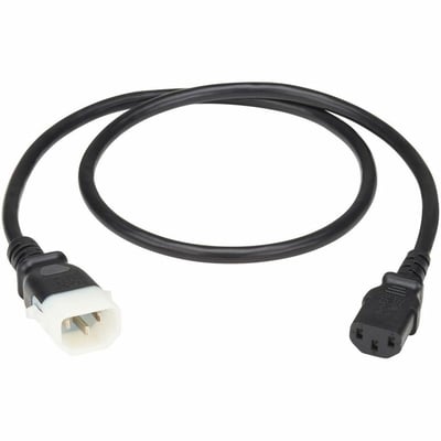PDU POWER CORD C13 P-LOCK C14 N.A. EU RATED 10A 250V 2FT BLACK