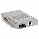 10/100/1000 RJ-45 POE+ MEDIA CO NVERTER ST SM 1310 30KM DC -40-60