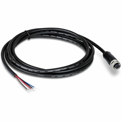 TRENDnet Industrial M12 Female 5-Pin Connector Electrical Cable, 2m (6.5 ft.)