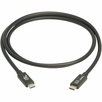 USB4 40GBPS CABLE M/M - USB-C 8K60HZ 240W PD CHARGING BLACK 1.2M