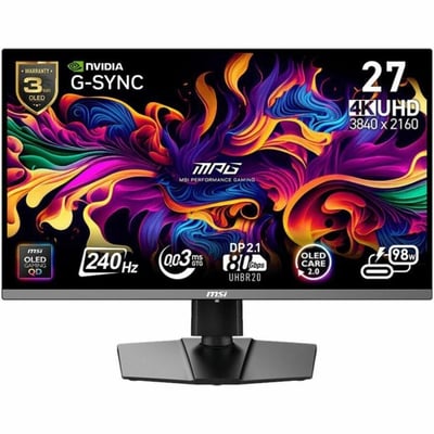 MPG 272URX QD-OLED 27IN FLAT GAMING MONITOR