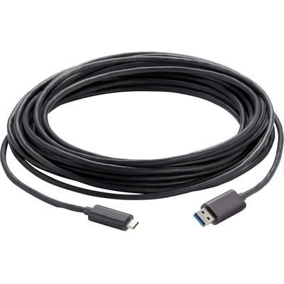 Vaddio 49 ft USB 3.2 Active Optical Cable - Type C to Type A - Black
