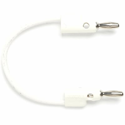 Pomona Banana Plug Patch Cord (White)