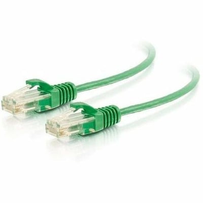 On-Q Q-Series 28 AWG Cat6 Patch Cable, Green, 5 Ft