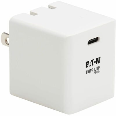 Tripp Lite by Eaton 40W Compact USB-C Wall Charger - GaN Technology USB-C Power Delivery 3.0