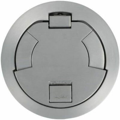 Wiremold 6in Surface Style Cvr Assembly AA Brushed Aluminum