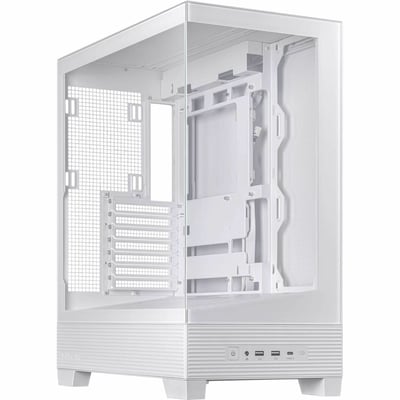 ASUS A31 WHITE ATX MID-TOWER GAMING CASE DUAL-SIDED TEMPERED