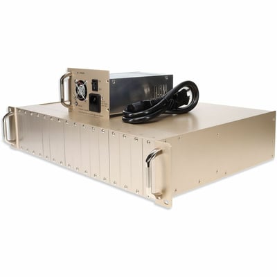 AddOn 19 inch Unmanaged Media Converter Chassis with 16-Slot Rack Mount