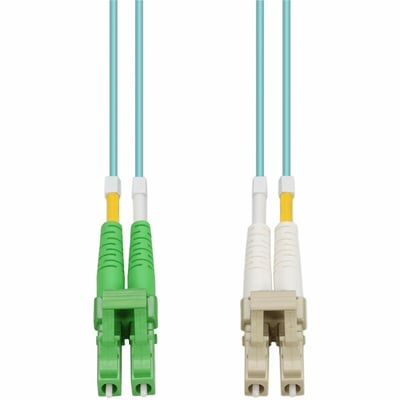 AddOn 3m ALC to LC Aqua OM4 Duplex OFNR (Riser-Rated) Fiber Patch Cable