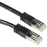 150FT CAT5E MOLDED STP CABLE-BLK