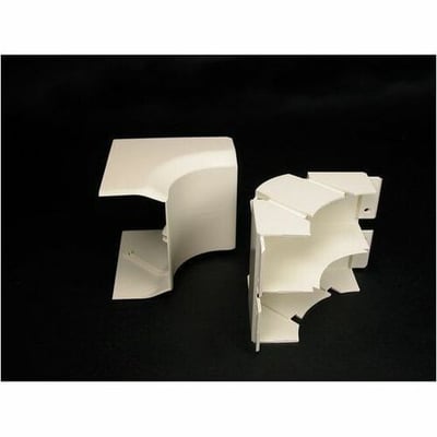 Wiremold CableSmart Series - 40N2 Radiused Full-Capacity Internal Elbow - White