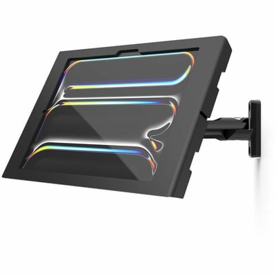 IPAD PRO M4 13IN (2024), APEX ENCLOSURE SWING WALL MOUNT - BLACK