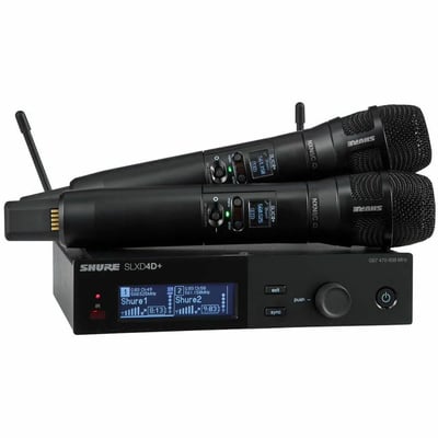SHURE SLXD24D+/N8C-G57 HANDHELD SYSTEM DUAL N8CB