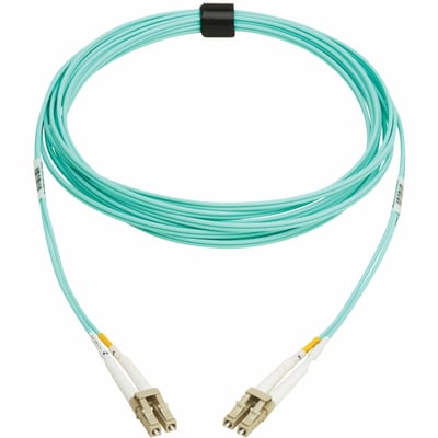 FIBER CABLE 10GB/40GB/100GB MMF 50 OM4 LSZH  LC/LC AQUA 5M TAA