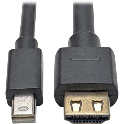 Eaton Tripp Lite Series Mini DisplayPort 1.2a to HDMI Active Adapter Cable (M/M), 4K 60 Hz, HDCP 2.2, 15 ft. (4.6 m)