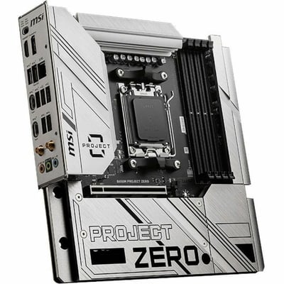 MSI B650M PROJECT ZERO AM5 MICRO-ATX MOTHERBOARD