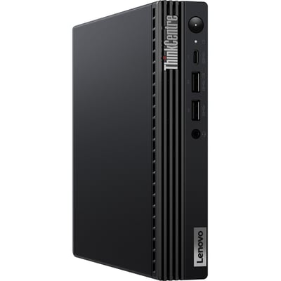Lenovo ThinkCentre M70q Gen 3 11T3000NUS Desktop Computer - Intel Core i3 12th Gen i3-12100T - 8 GB - 256 GB SSD - Tiny - Black