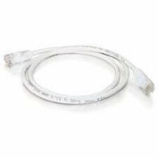 Quiktron Q-Series Patch Cords, CAT5E, Booted, White, 10 FT