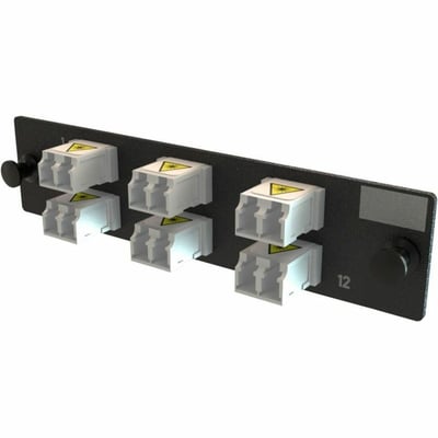 ADPT PANEL OFP 6 KEYED LC DX 12F WHITE MOQ 1