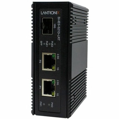 MEDIA CONVERTER INDUST POE++ (2)10/100M/1G/2.5G (1) 1G/10G SFP+