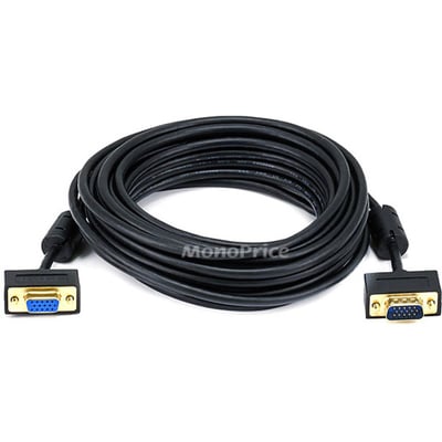 SVGA/VGA 30/32AWG M/F MTR CABLE 25FT