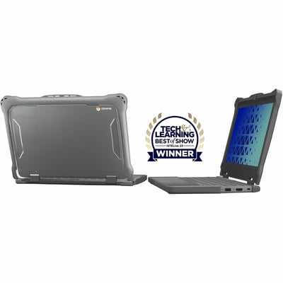 MAXCases Extreme Shell-F2 Slide Case for HP X360 G4/G3 and x360 Fortis G3 11.6" (Grey/Clear)