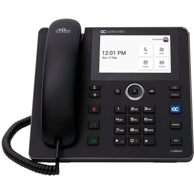 TEAMS C455HD IP-PHONE POE GBE WITH INTEGRATED BT, DUAL BAND WI-FI AND AN EXTERNA