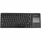 KEYBOARD; 82 KEY LOW PROFILE/SMALL FOOTPRINT W/ INTEGRATED TOUCHPAD AND 2 MOUSE